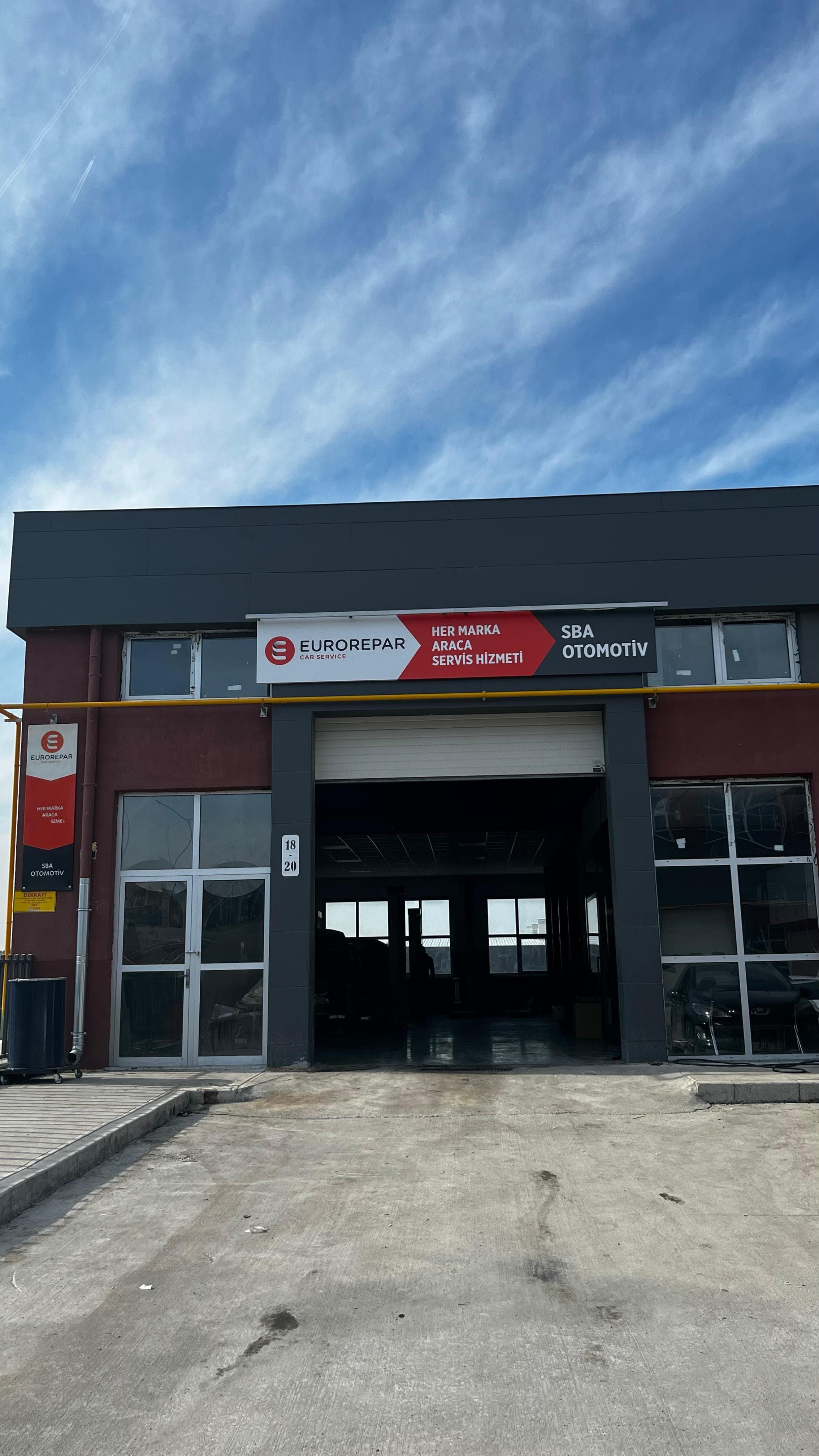 Eurorepar Servis Girişi — SBA Otomotiv Samsun